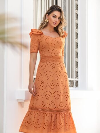 VESTIDO MIDI LAISE LAVINIE