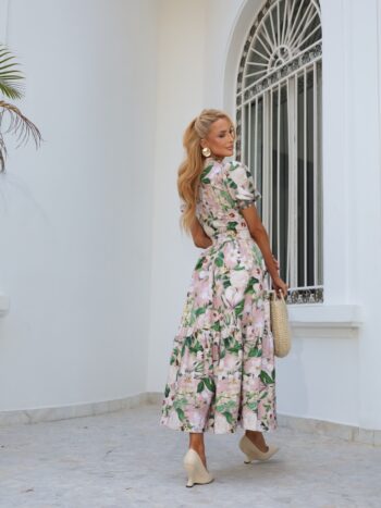 VESTIDO MIDI FLORAL PLENITUD