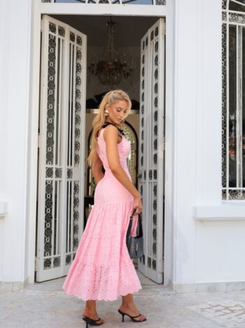 VESTIDO MIDI LAISE SEVILLA ROSA