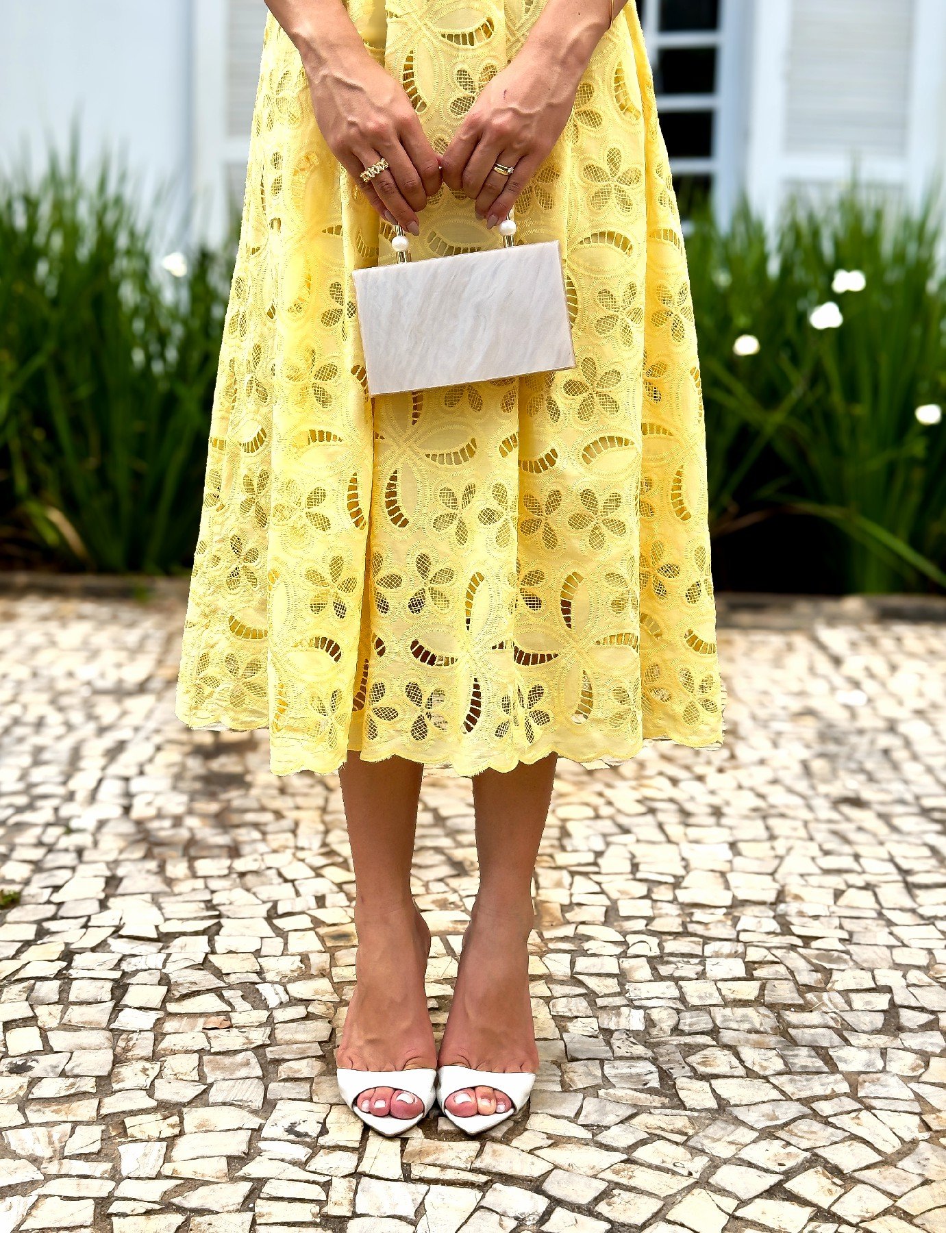 VESTIDO MIDI LAISE BULGARY AMARELO - Imagem 5