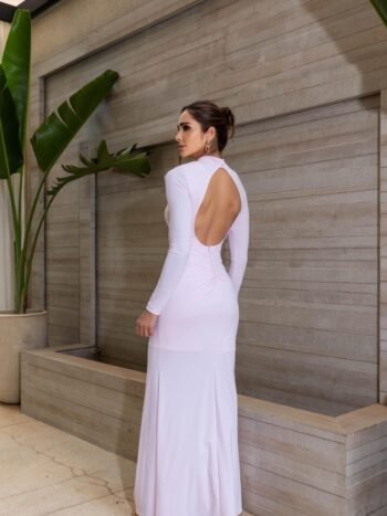 VESTIDO LONGO SCARLETT ROSA