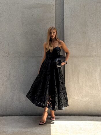 VESTIDO MIDI GODÊ DALILA