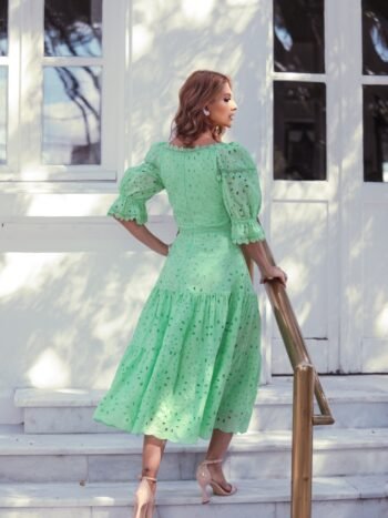 VESTIDO MIDI LAISE ESSENCE VERDE