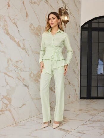Conjunto Linho Isabelly Verde