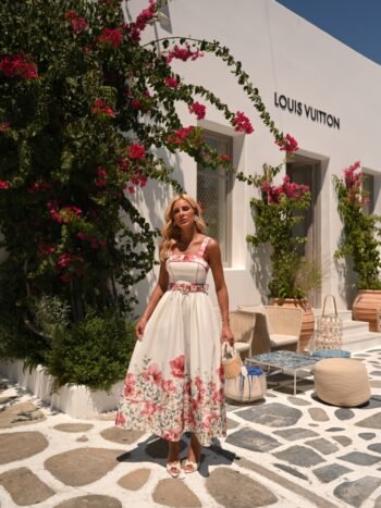 Vestido Midi Crepe Floral Fresh Fiore d’Estate