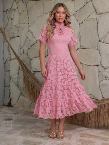 Vestido Midi Maria Rosa