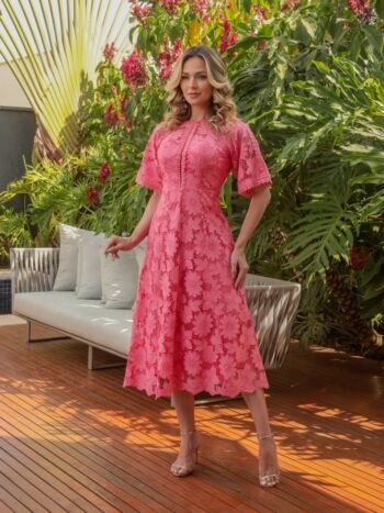Vestido Rúbia Rosa