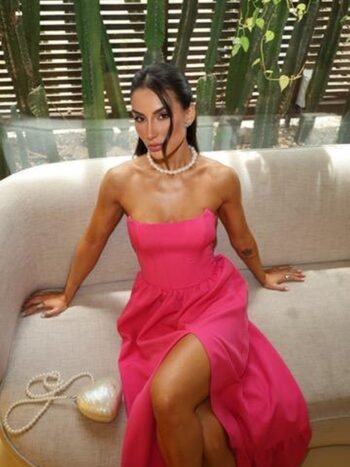 Vestido Longo Esplendor Rosa