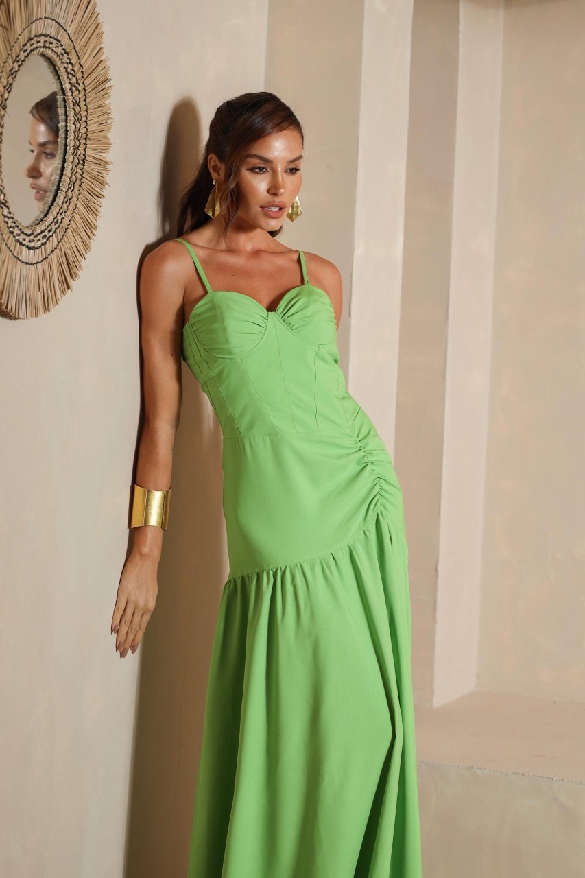 Vestido Longo Martina Verde - Imagem 4