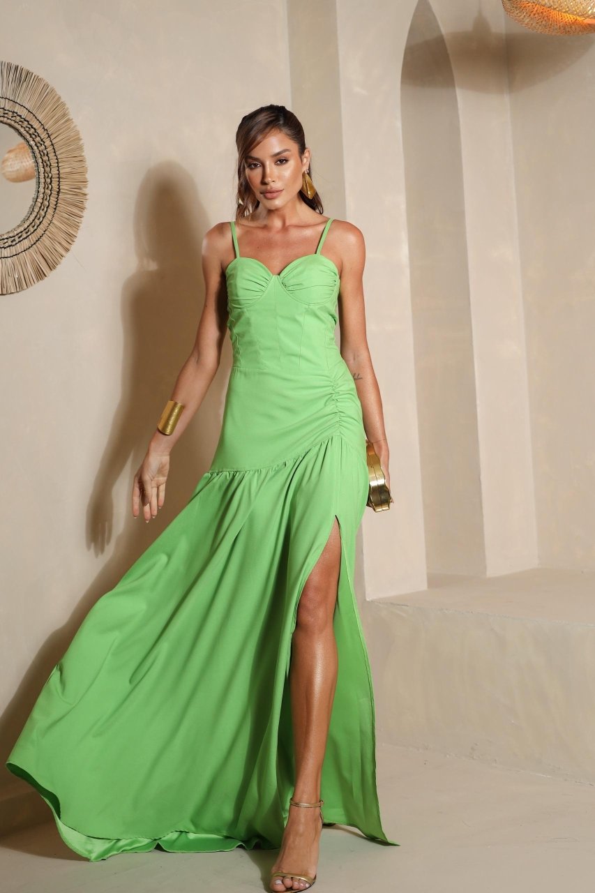Vestido Longo Martina Verde - Imagem 5