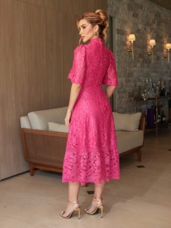 Vestido Midi Eveline Pink
