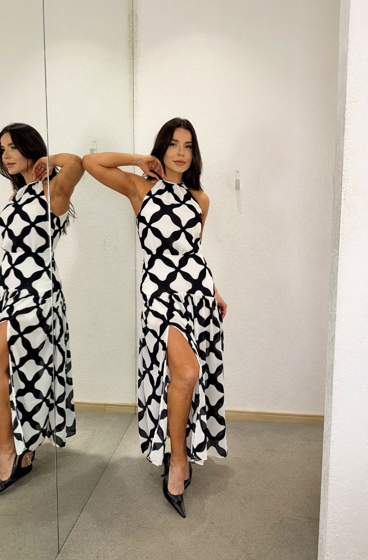 Vestido Marquelly Estampado - Imagem 4