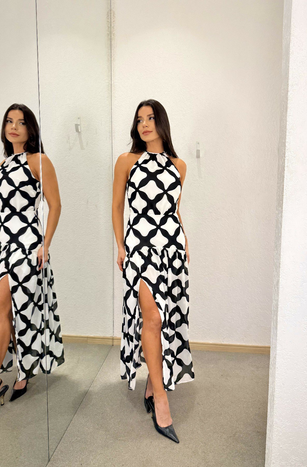 Vestido Marquelly Estampado - Imagem 5