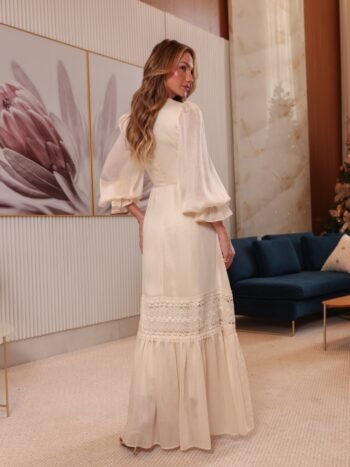 Vestido Longo Charlote Vanila