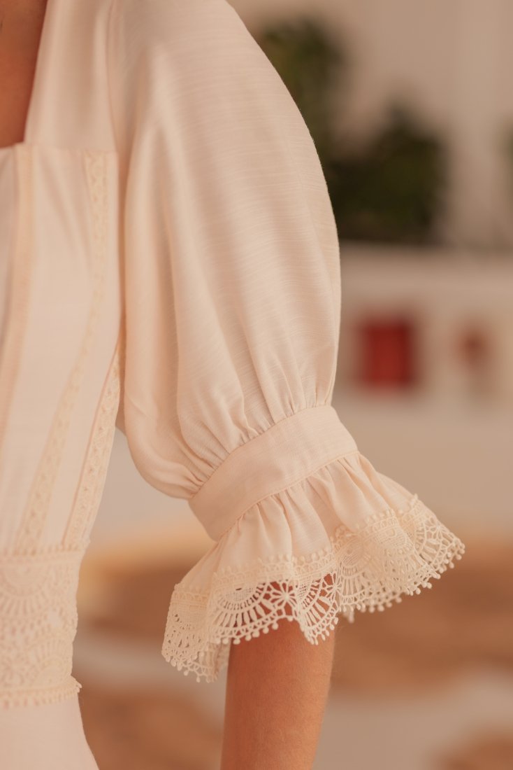 Vestido Midi Poliana Vanila - Imagem 5