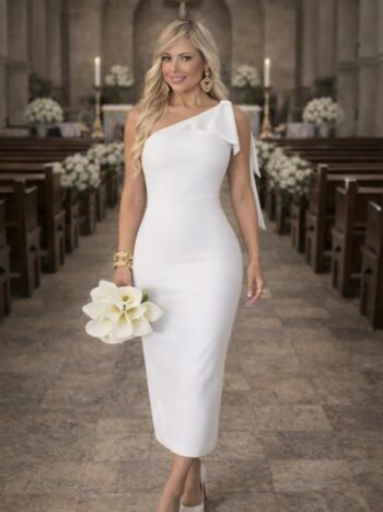 Vestido Max Midi Off White