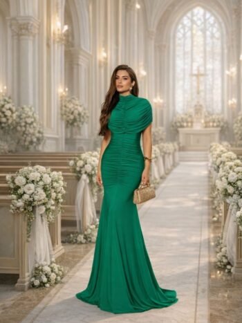 Vestido Longo Ofélia Verde