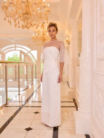 Vestido Longuete Cetim Italiano Dália