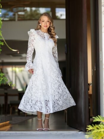 Vestido Midi Eloise Off White