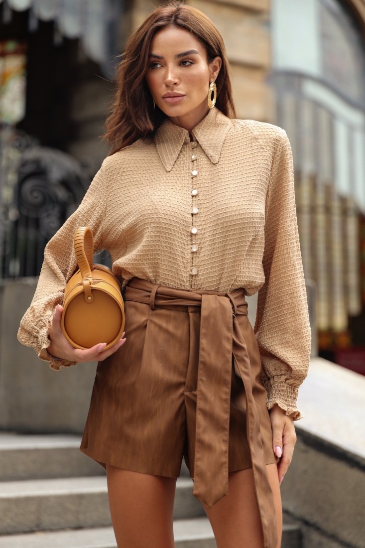 Conjunto Yara Bege e Marrom - Imagem 4