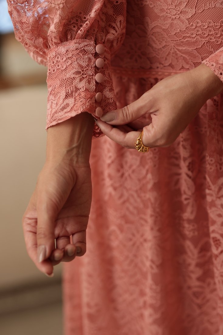 Vestido Midi Renda Viviane Rosê - Imagem 3