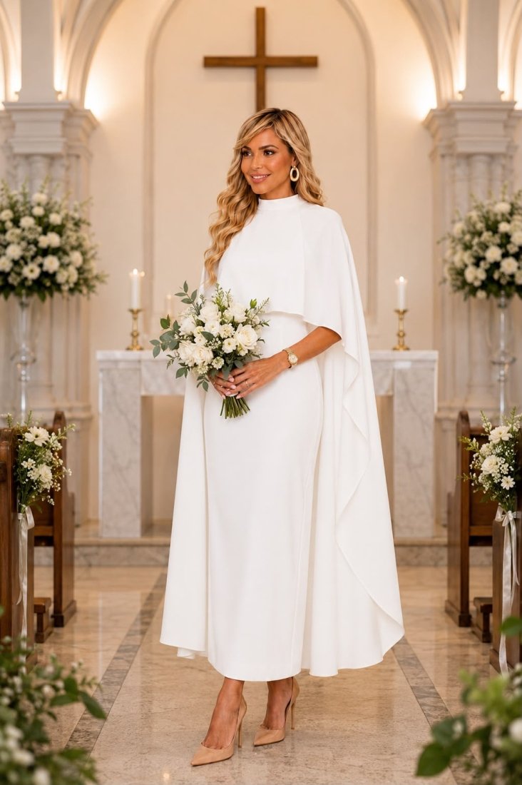 Vestido Maxi Midi Celine Off White - Imagem 3