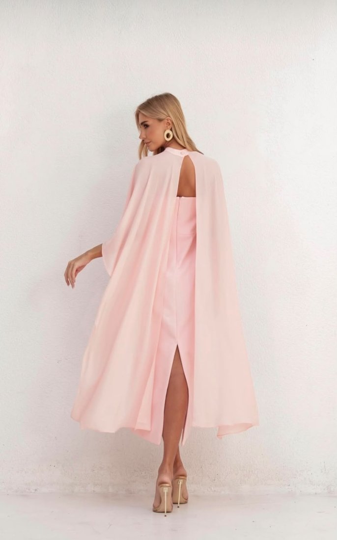 Vestido Maxi Midi Celine Rosa - Imagem 2