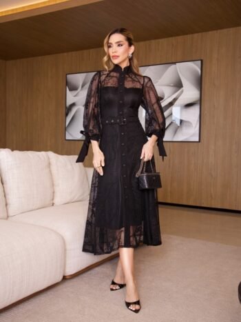Vestido Midi Débora Preto