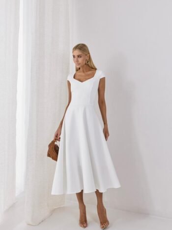 Vestido Midi Julieta Off White