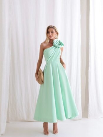 Vestido Midi Aurora Verde