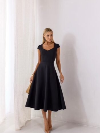 Vestido Midi Julieta Preto