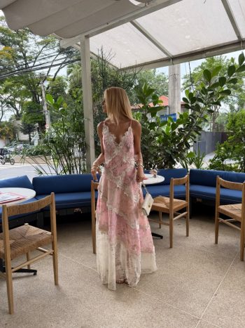 Vestido Longo Estampado Rosália